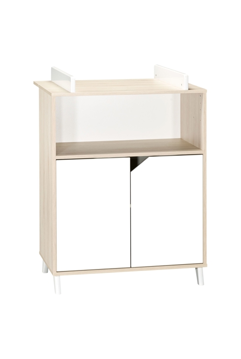 Commode à langer 2 en 1 Scandi naturel