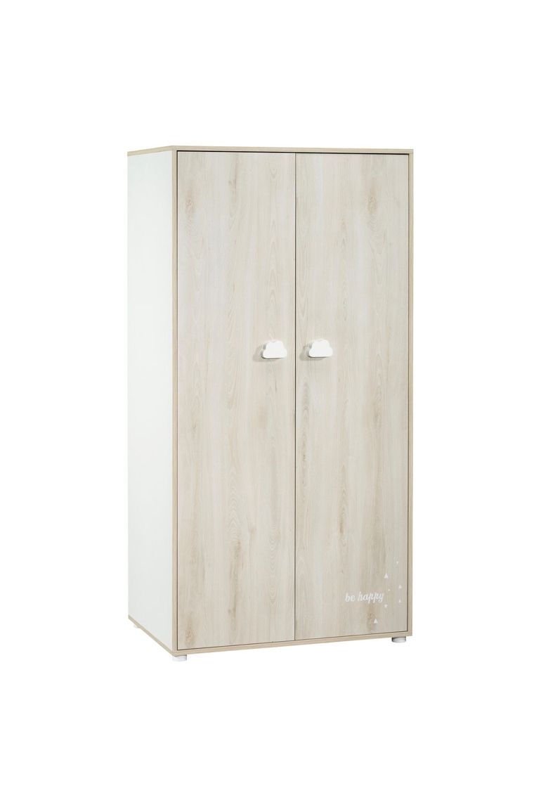 Armoire 2 portes hêtre cendré Smile 1