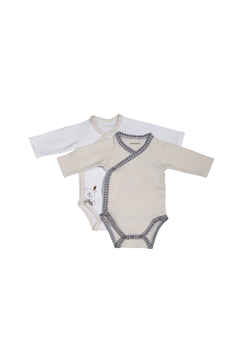 Lot de 2 bodies manches longues Timouki