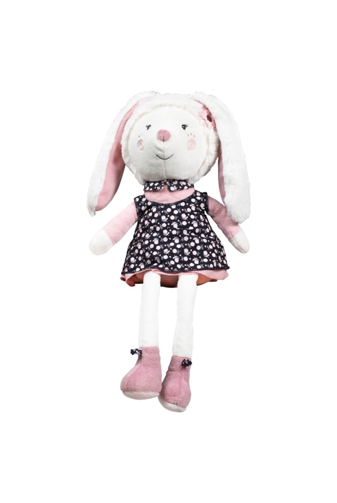 Doudou lapin grand modèle Miss fleur de lune