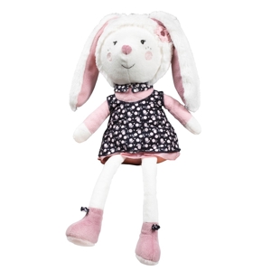 Doudou lapin grand modèle Miss fleur de lune 1