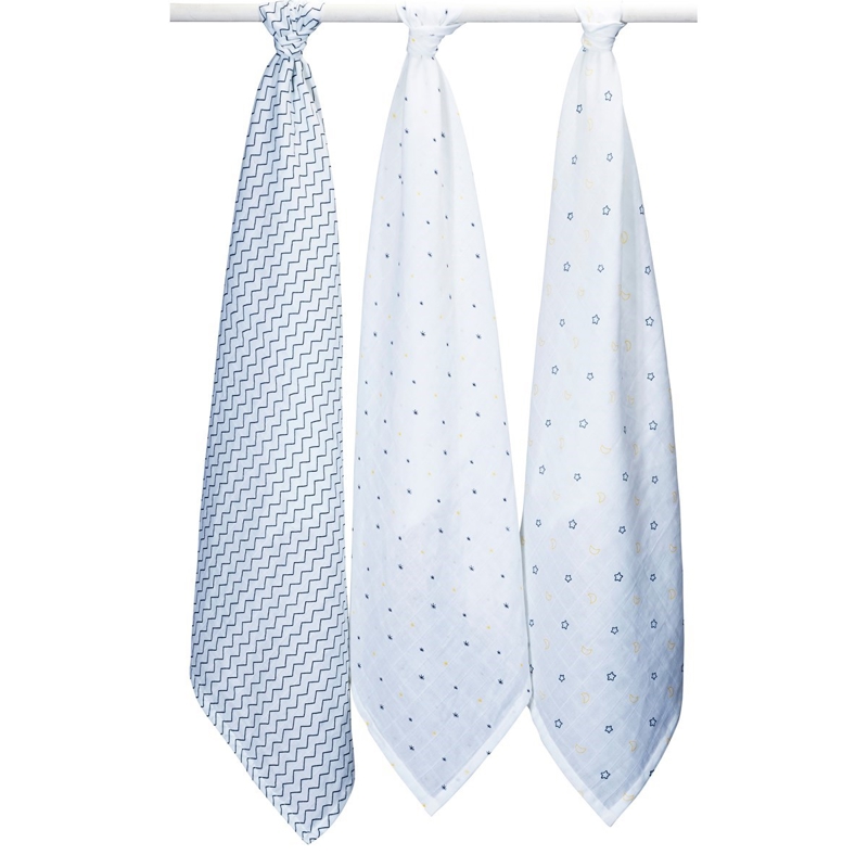 Lot de 3 langes coton bion Hello -