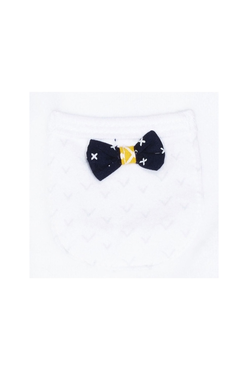 Pyjama velours col claudine Hello