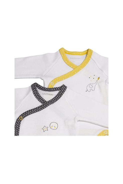 Lot de 2 bodies manches longues Babyfan