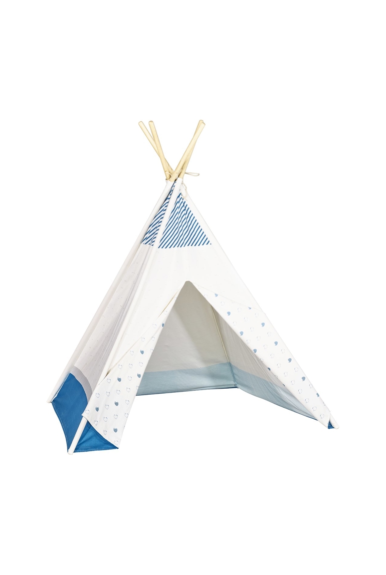 Tipi en toile en coton blanc 1