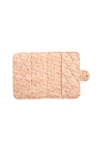 Protège carnet santé en coton rose 3