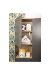 Lot de 3 panieres gigognes en coton blanc 4