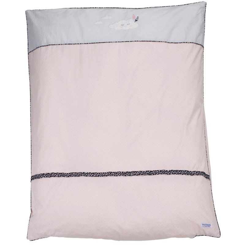 Sauthon - Parure de lit bébé 100x135cm Miss fleur de lune -