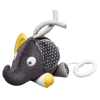 Peluche Mini Musical Eléphant en velours gris