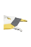 Doudou mouchoir Eléphant en velours gris 3