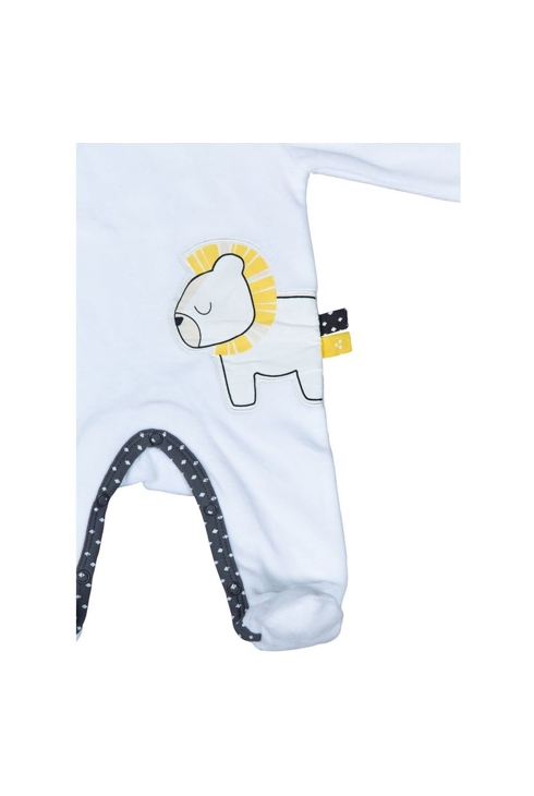 Pyjama velours lion Pluche et pompon