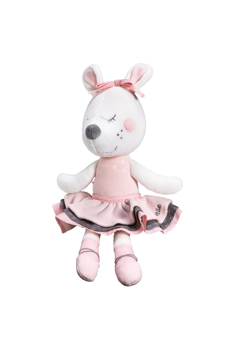 Doudou Petite Souris danseuse étoile en velours Rose 1