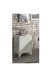 Table de chevet métal Bronxx blanc 2