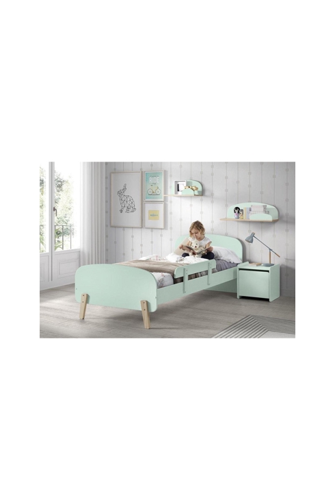 Lit 90x200cm Kiddy vert menthe