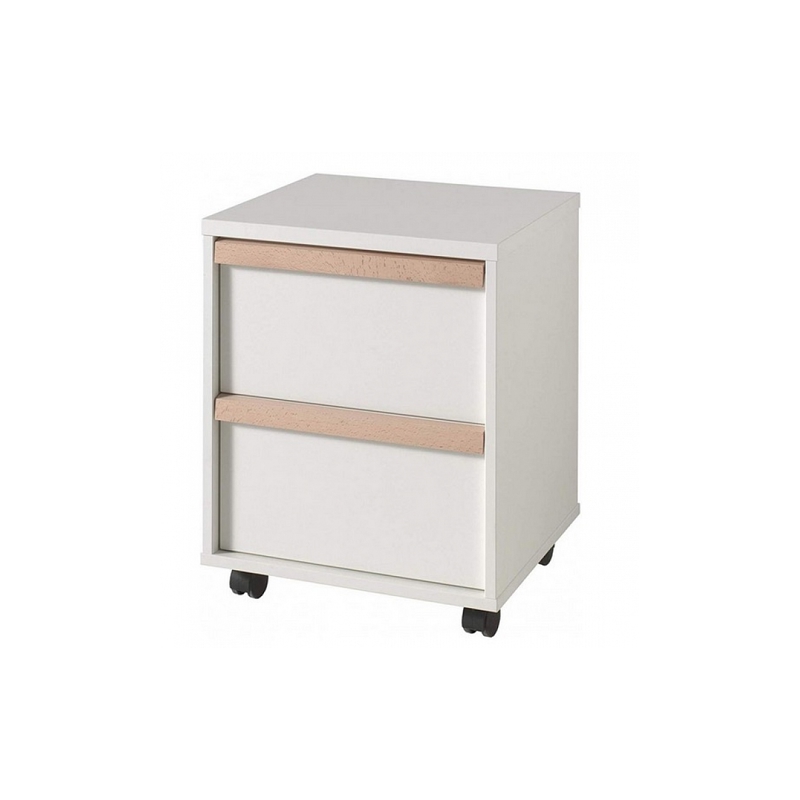 Vipack - Caisson de bureau London blanc mat -