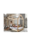 Lit cabane 70x140cm naturel 2