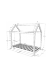 Lit cabane 70x140cm naturel 3