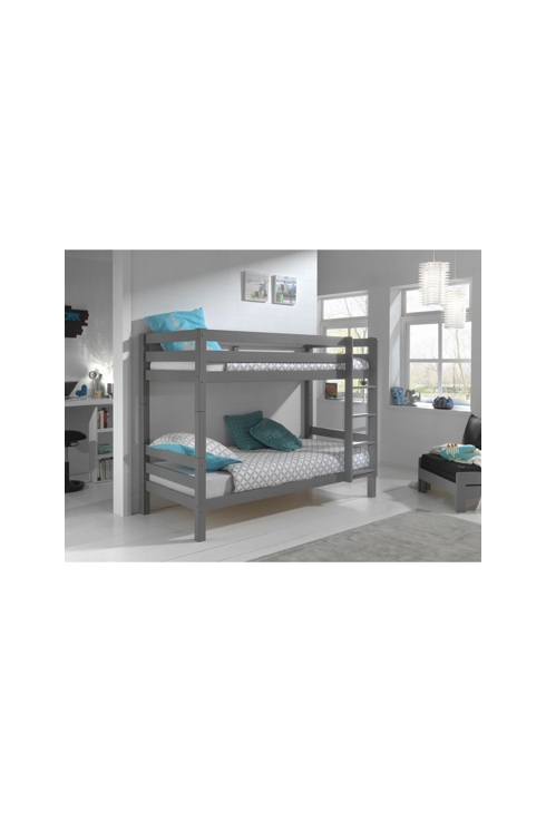 Lit superposé H161cm Pino gris