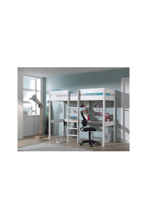 Lit superposé avec bureau Pino