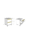 Caisson de bureau London anthracite 3