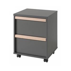 Caisson de bureau London anthracite 1