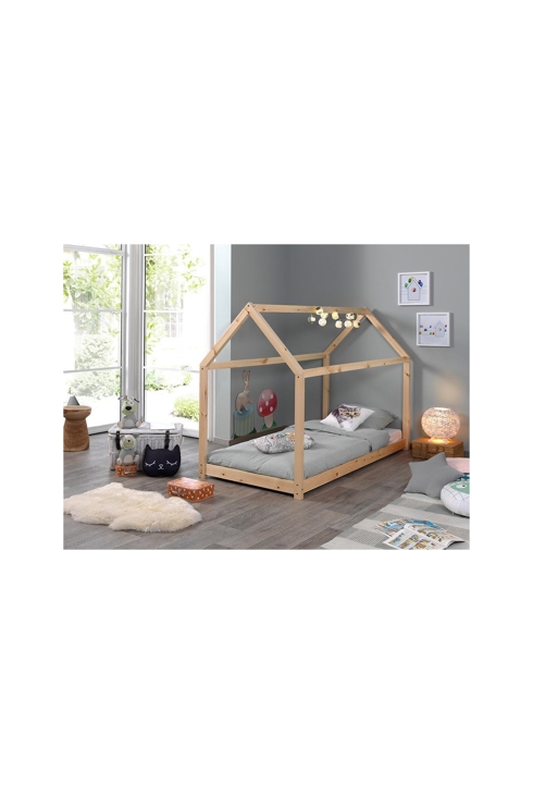 Lit cabane 90x200cm