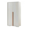 Armoire 2 portes Londonc blanc mat