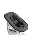 Chaise haute avec attache bébé et plateau blanc 4