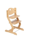 Chaise haute avec plateau naturel 3
