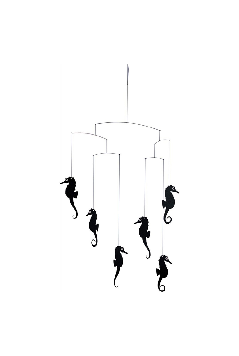 Flensted Mobiles Hippocampes Noir 1