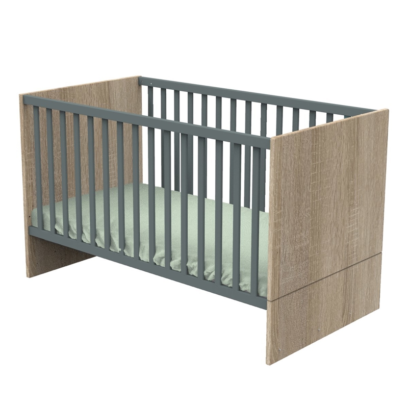 Sauthon - Lit bébé évolutif en lit junior Little big bed Nova -