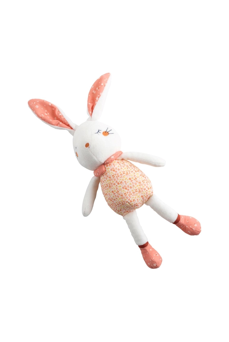 Doudou en velours blanc 1