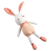 Doudou en velours blanc