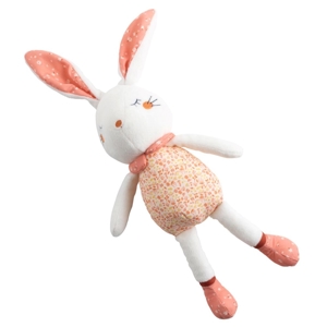 Doudou en velours blanc 1