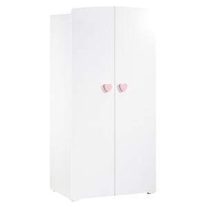 Armoire 2 portes boutons coeur Basic 1