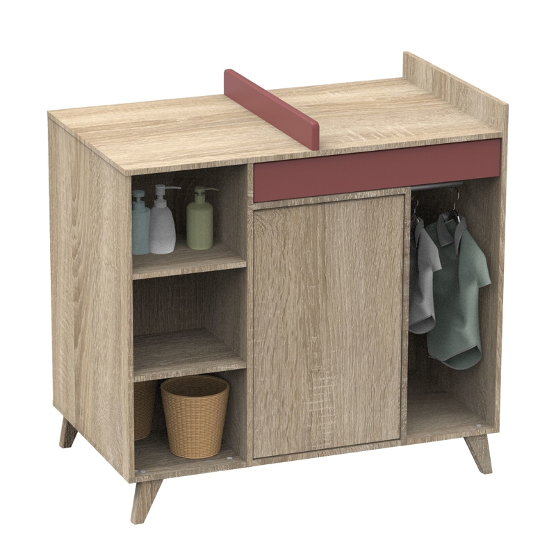 Sauthon - Commode à langer évolutive en bureau - - Dès la naissance