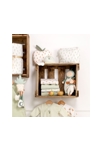 Doudou jardinier en coton Vert tilleul 5