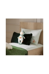Doudou jardinier en coton Vert tilleul 4