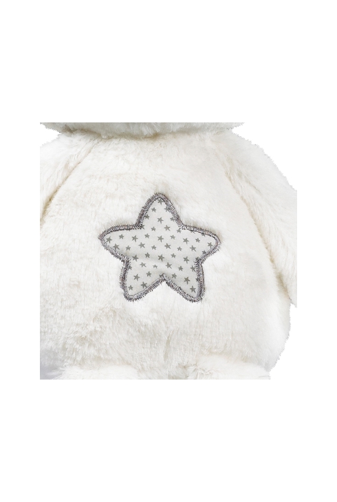 Doudou Ours en polyester blanc