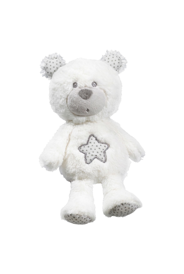 Doudou Ours en polyester blanc 1
