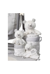 Doudou Ours en polyester blanc 3