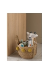 Doudou daim  en velours gris 3
