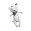 Doudou daim  en velours gris