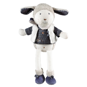 Doudou Mouton en velours blanc 1