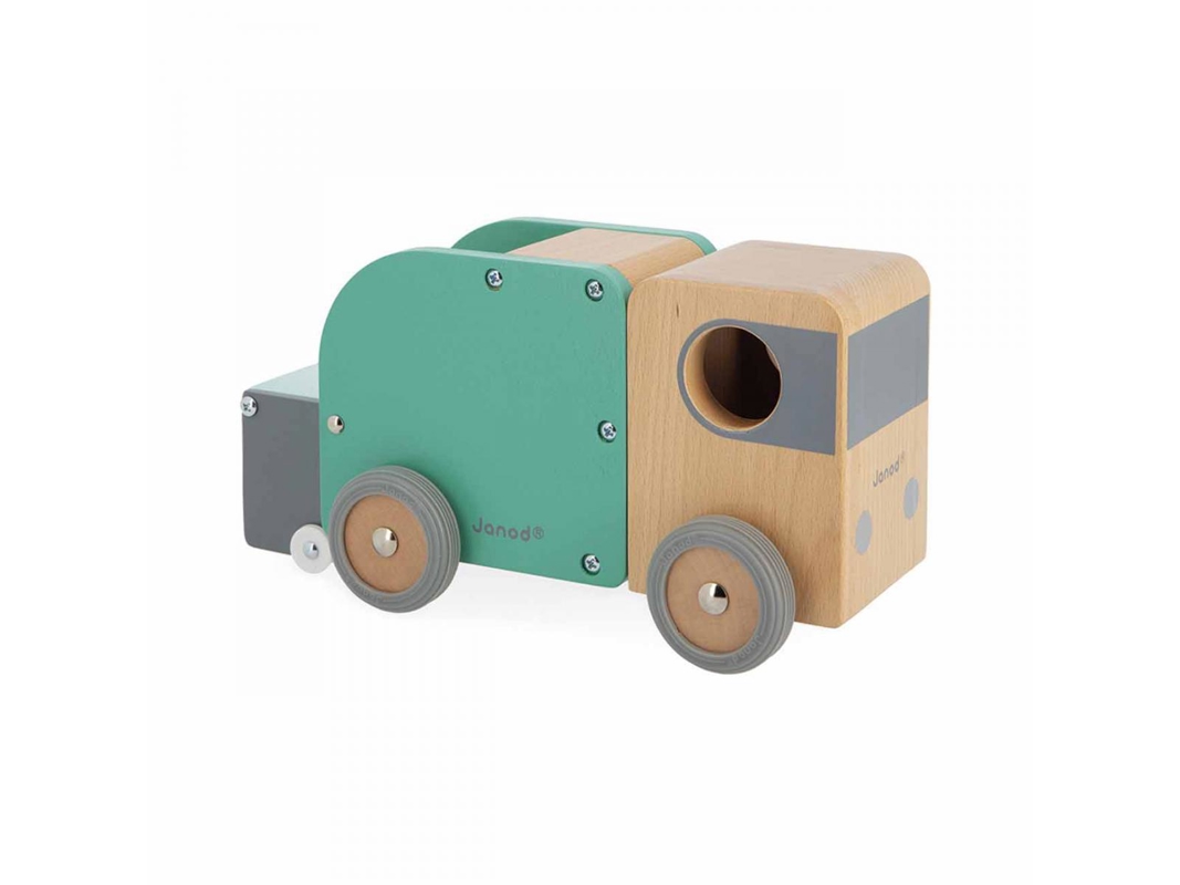 Camion poubelle Bolid en bois -
