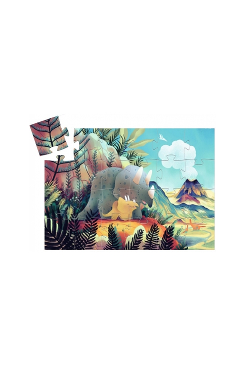 Puzzle 24 pcs teo le dino, Djeco