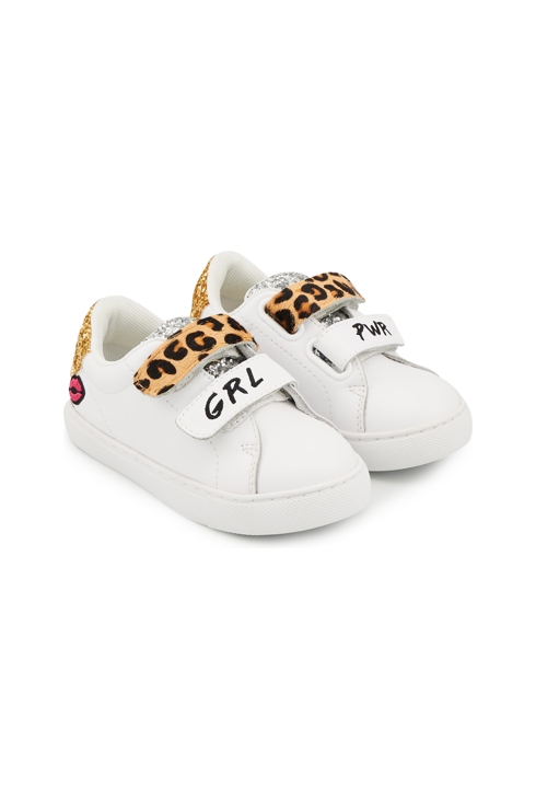 Baskets en cuir baskets enfant en cuir Mini Edith barbie grl pwr
