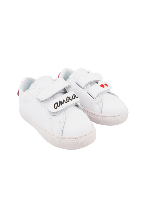 Baskets en cuir baskets enfant en cuir Mini Edith amour