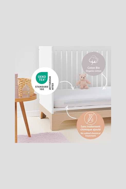 Alèse Bébé Imperméable Bouclette Coton Bio