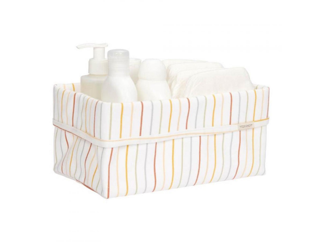 Panier grand modèle Vintage Sunny Stripes -
